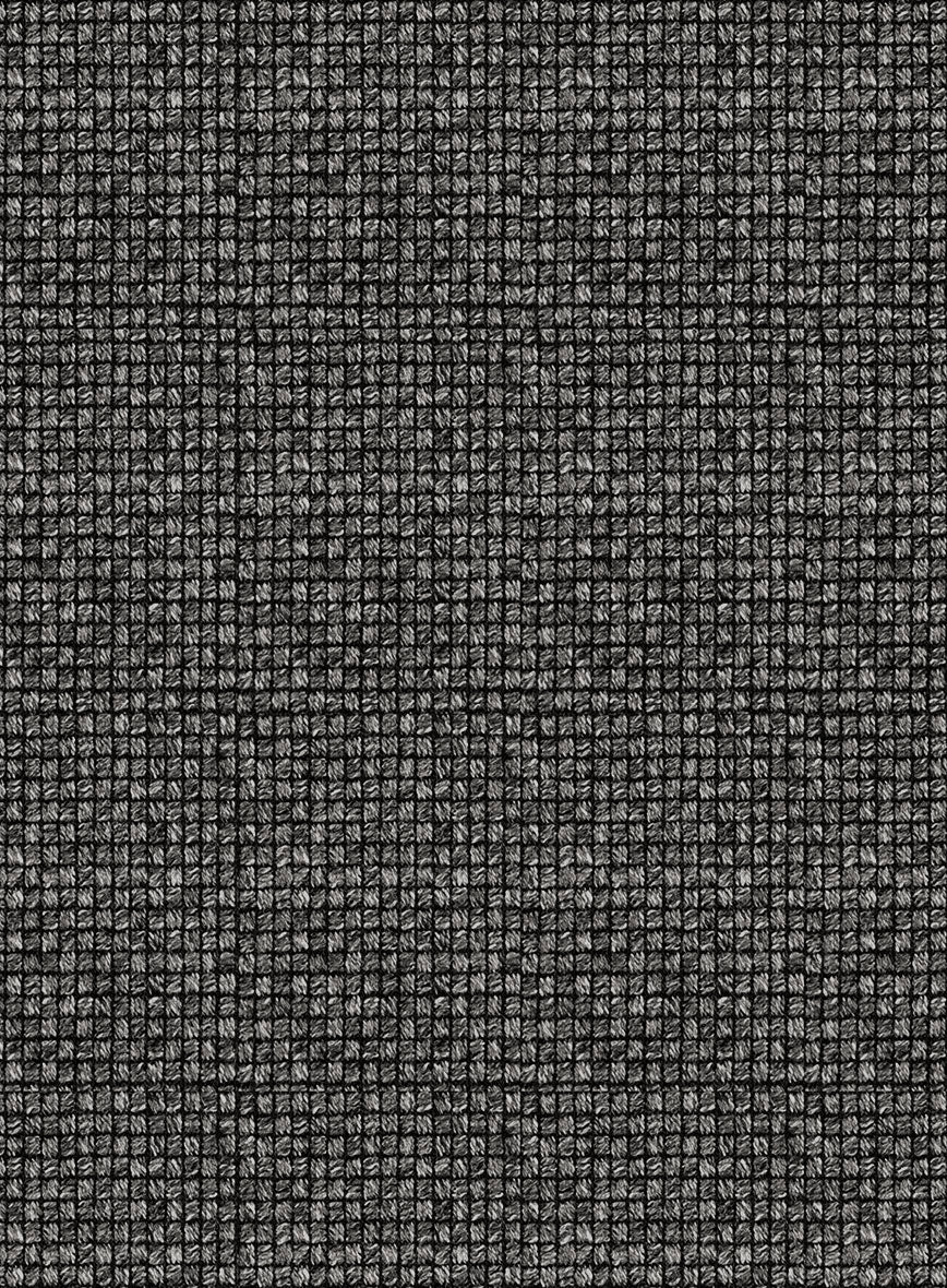 Italian Wool Basket Weave Zanetti Pants - StudioSuits