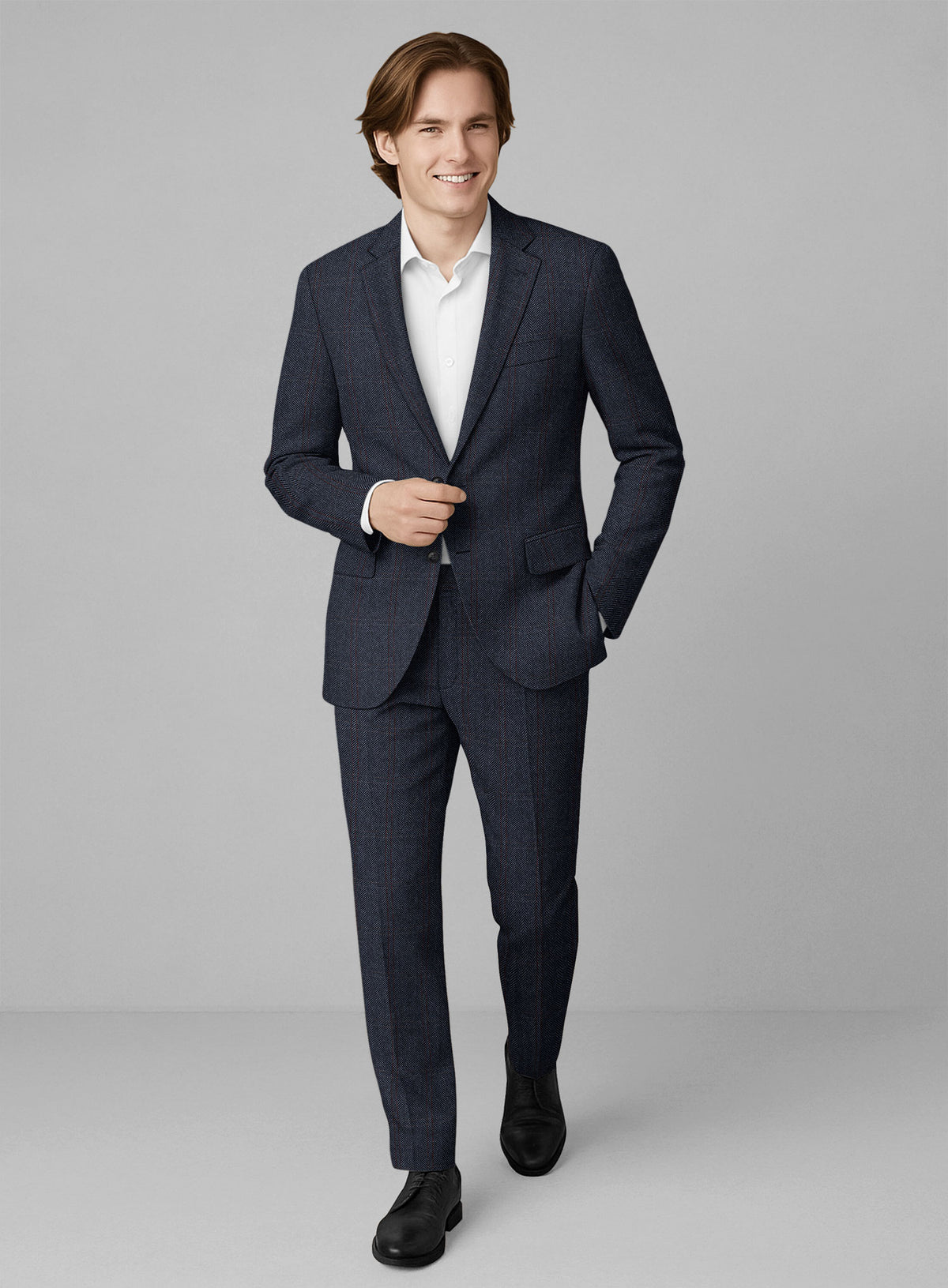 Italian Wool Bastaro Suit - StudioSuits