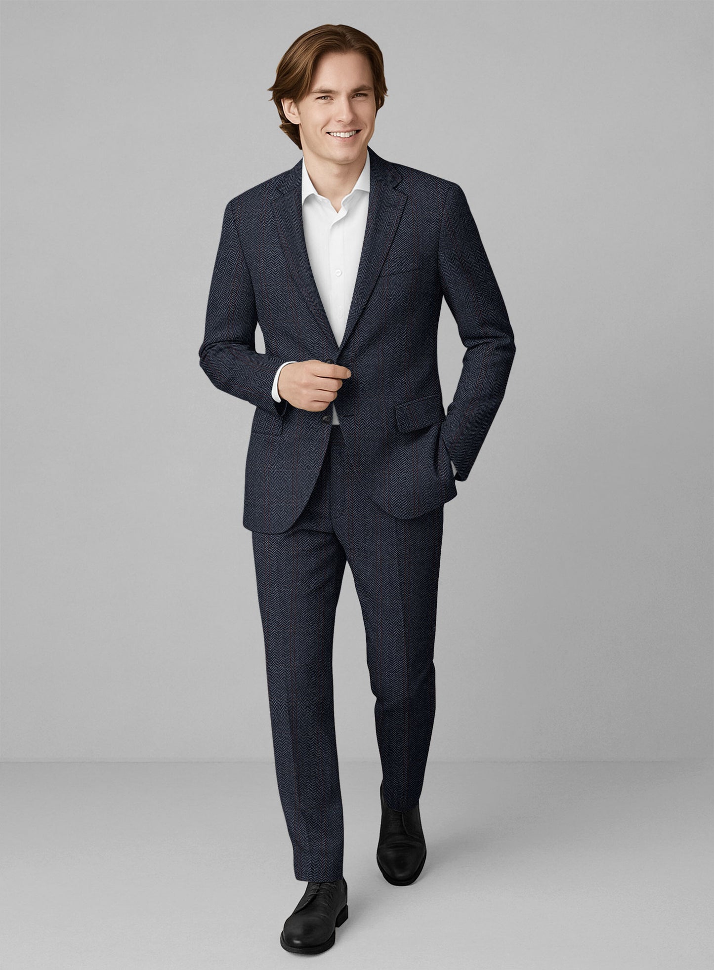 Italian Wool Bastaro Suit - StudioSuits