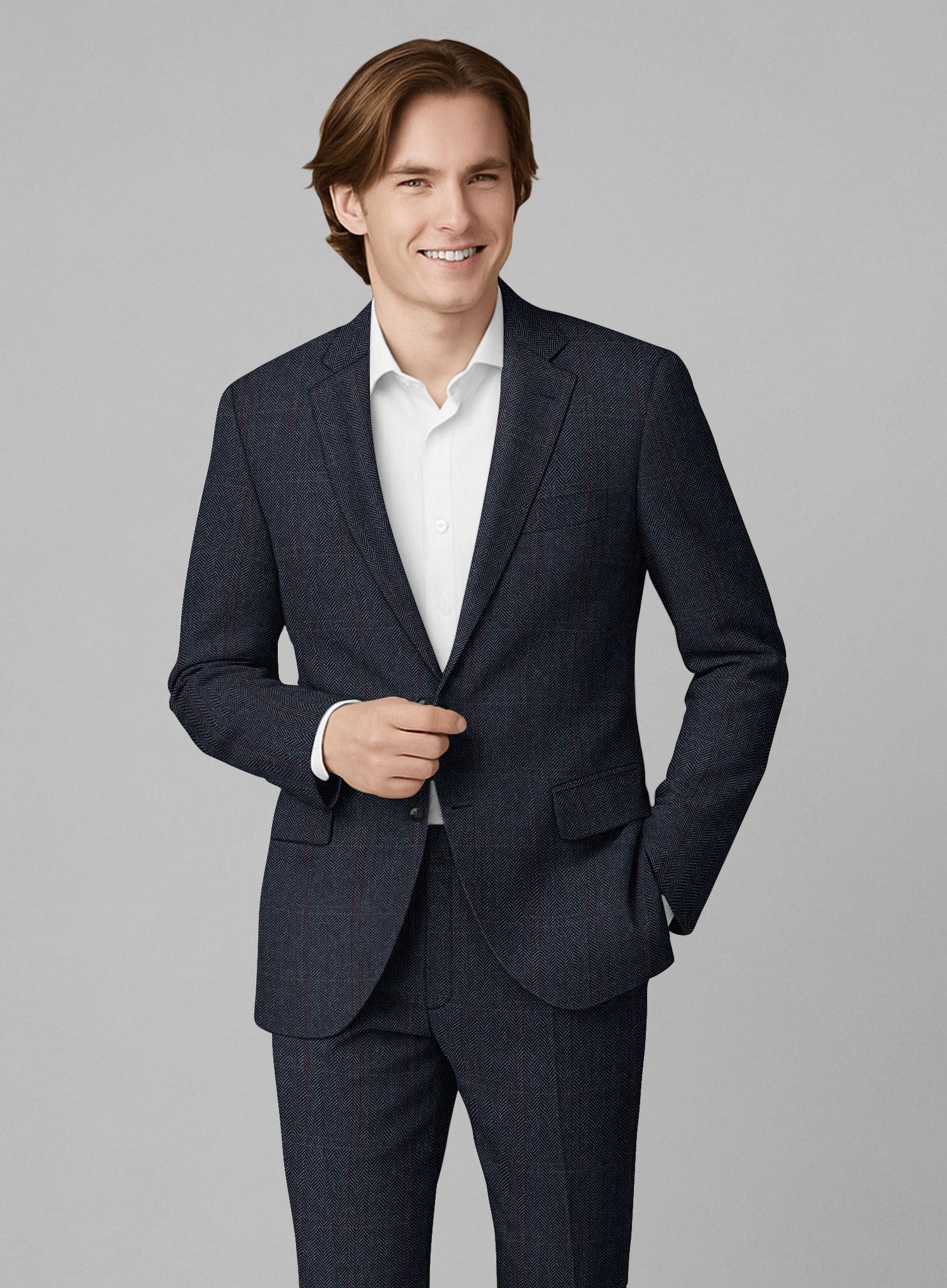 Italian Wool Bastaro Suit - StudioSuits
