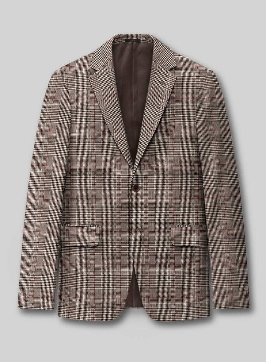 Italian Wool Canine Houndcrest Suit - StudioSuits