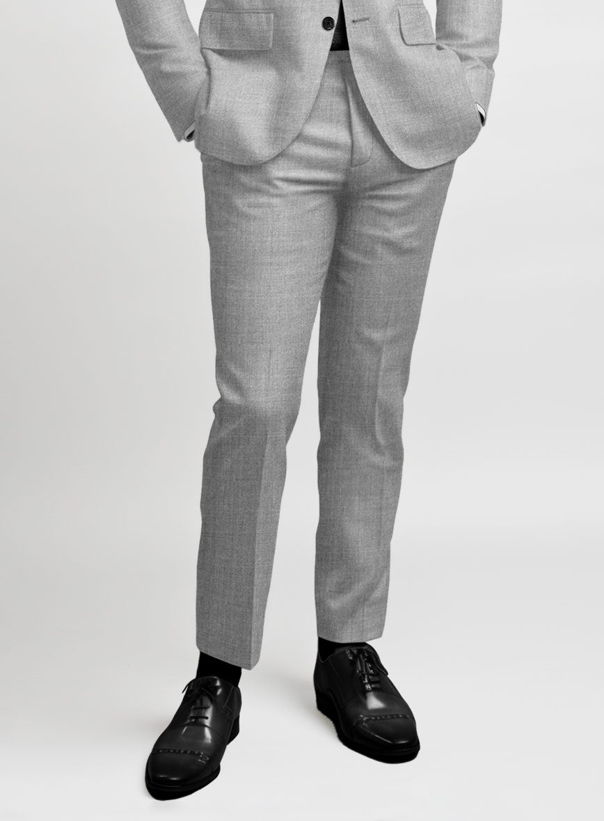 Italian Wool Cashmere Harbour Gray Suit - StudioSuits