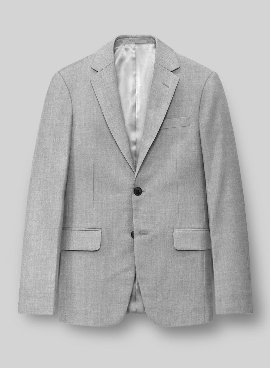 Italian Wool Cashmere Harbour Gray Suit - StudioSuits
