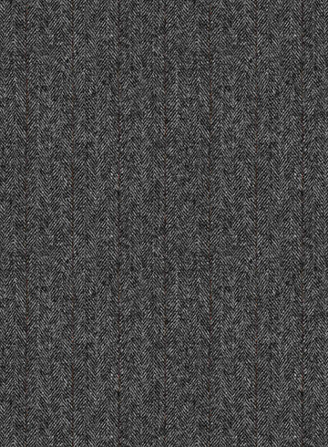 Italian Wool Cashmere Charcoal Herringbone Pants - StudioSuits