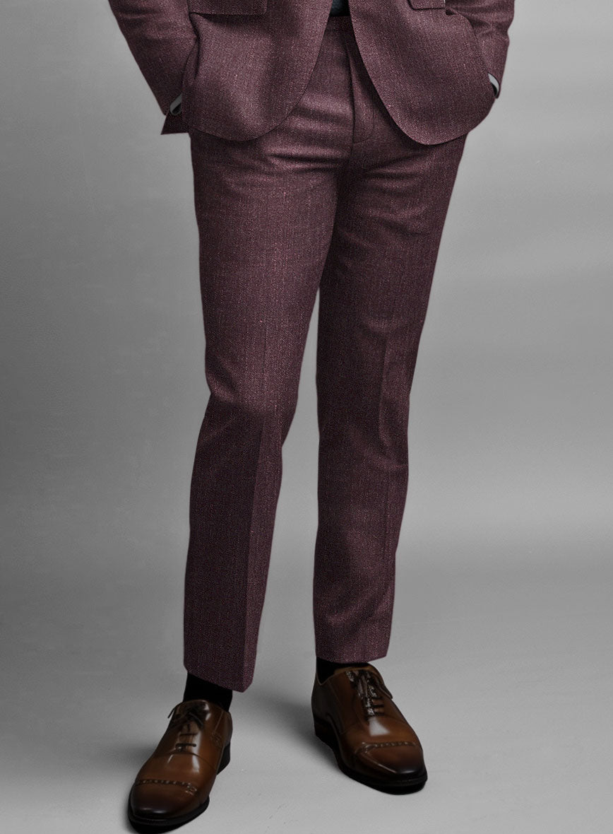 Italian Wool Cashmere Linen Attilio Pants - StudioSuits