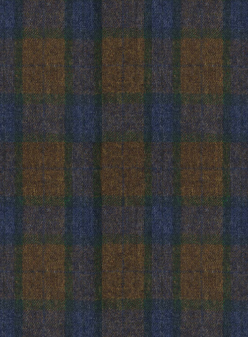 Italian Wool Cashmere Orsoto Checks Jacket - StudioSuits