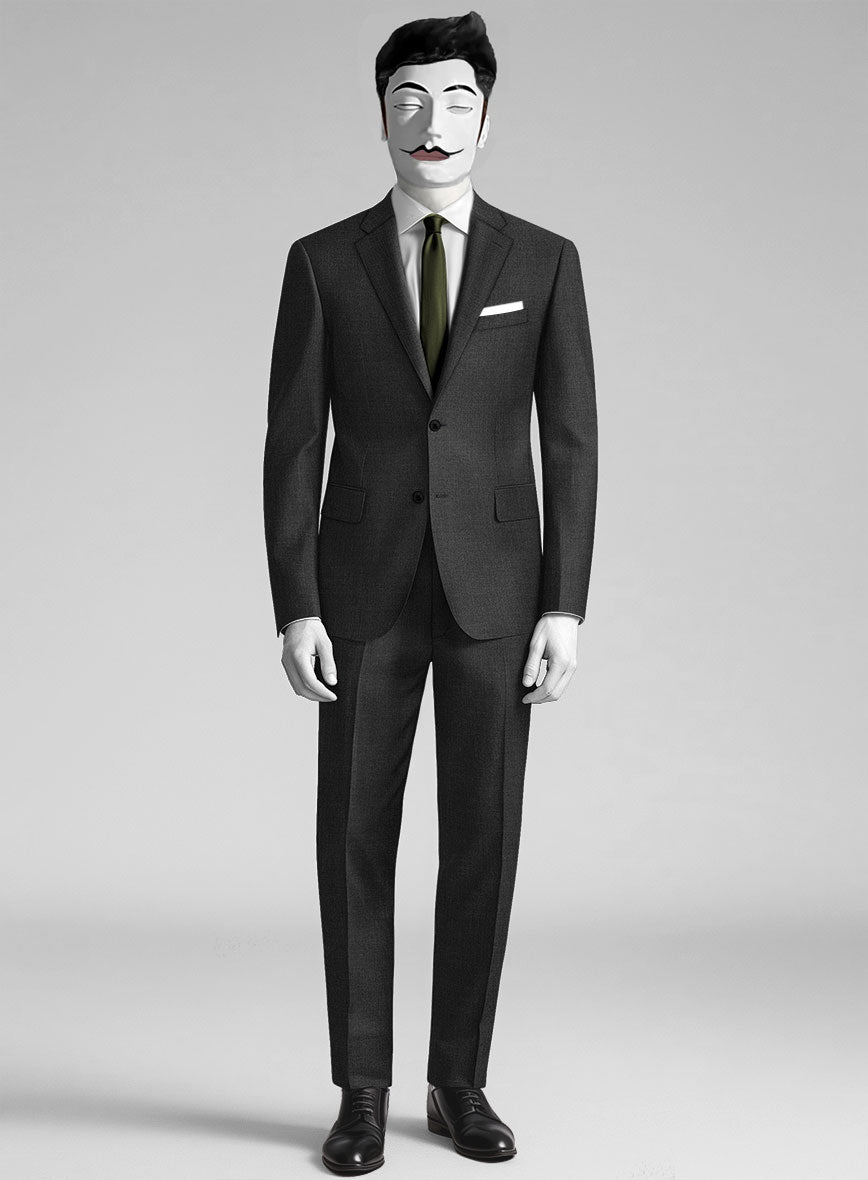 Italian Wool Cellor Suit - StudioSuits