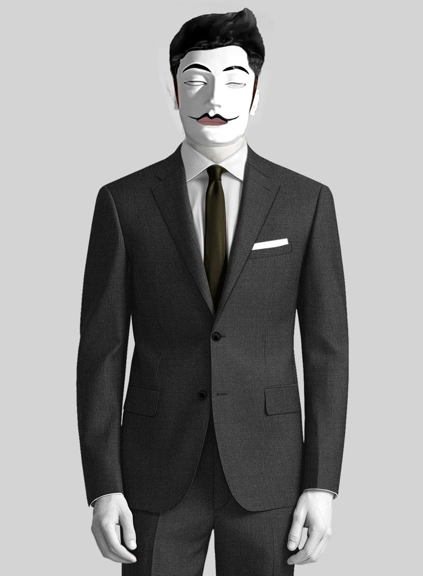 Italian Wool Cellor Suit - StudioSuits