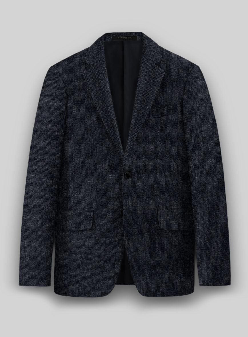Italian Wool Cetaceo Jacket - StudioSuits