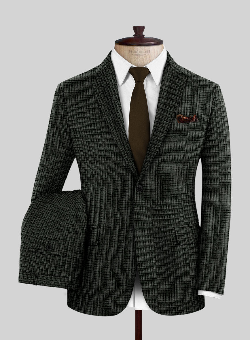 Italian Wool Cotton Pilni Suit - StudioSuits