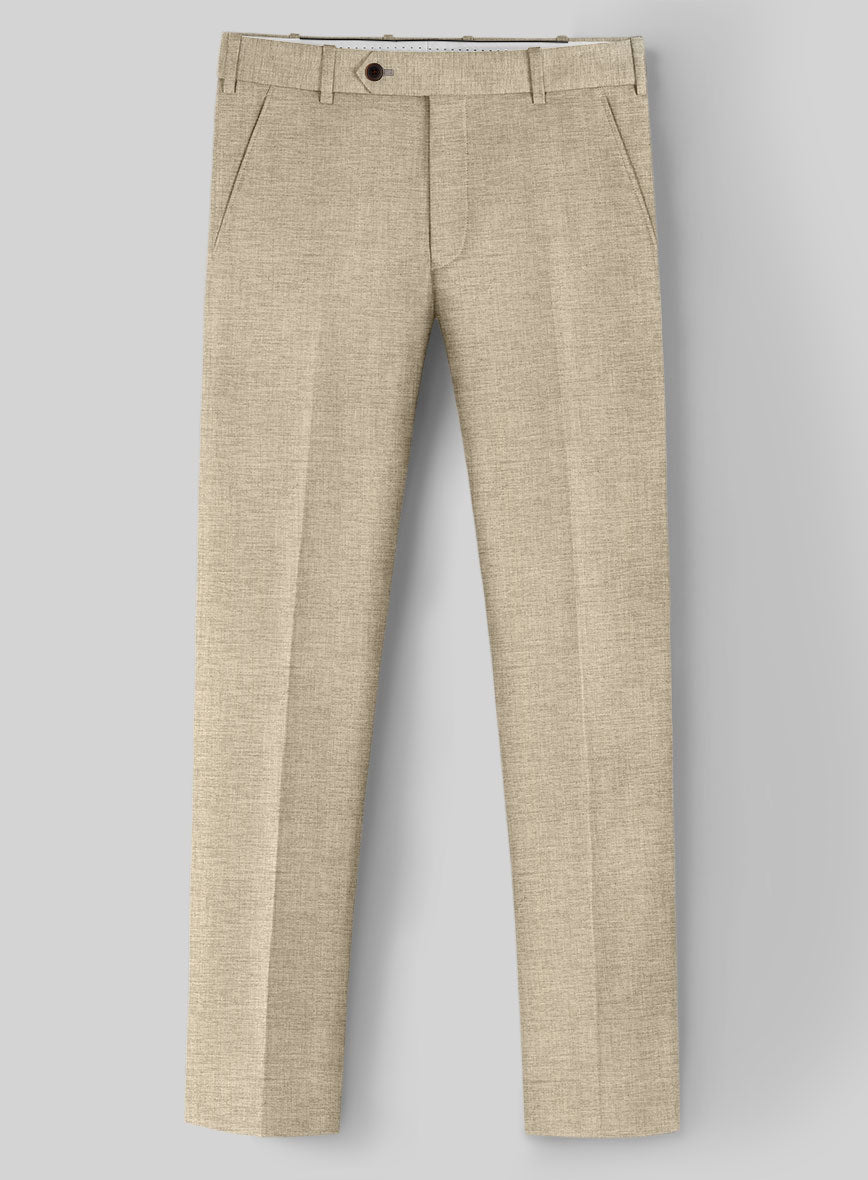 Italian Wool Cotton Silk Brexia Pants - StudioSuits