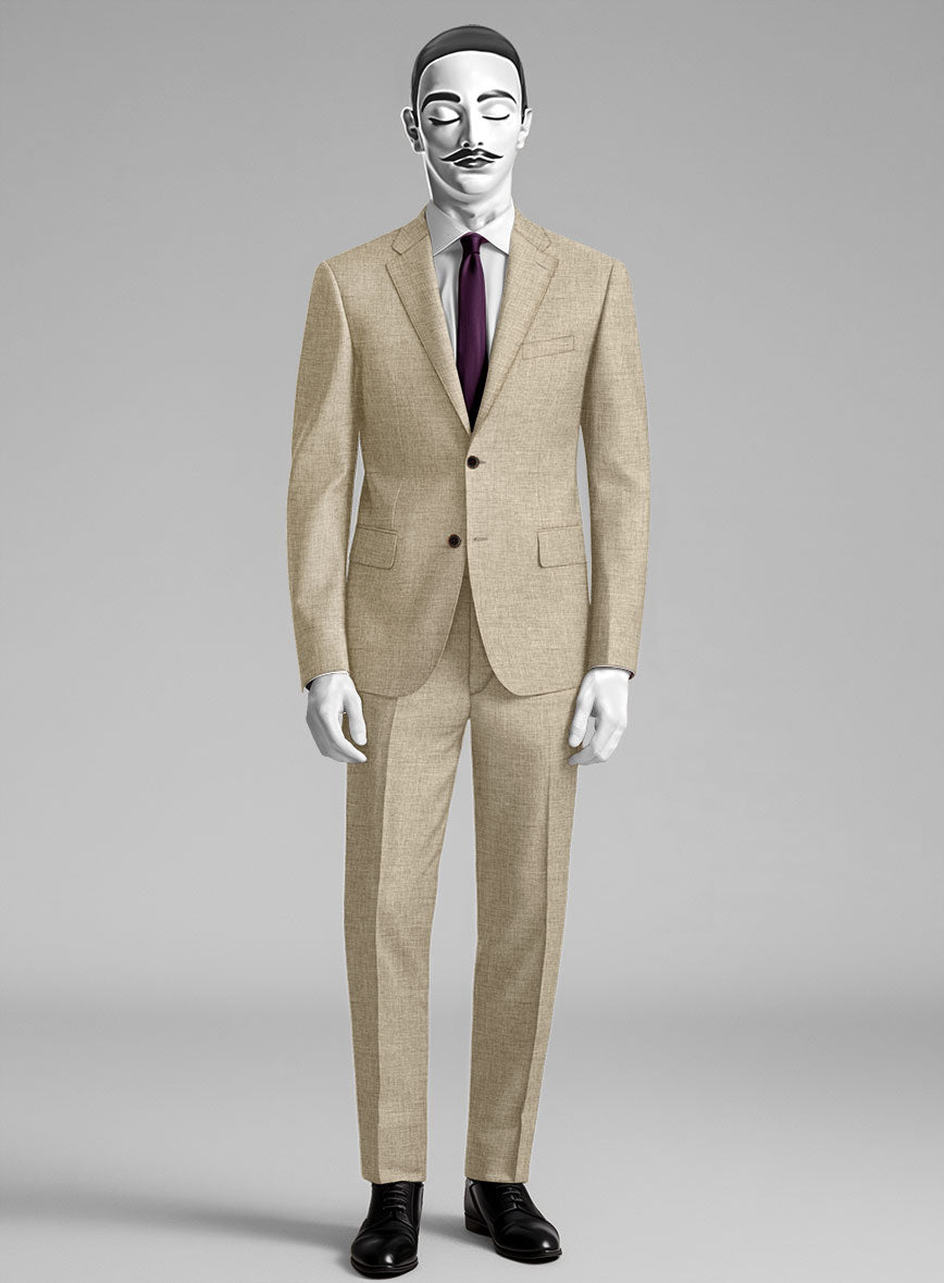 Italian Wool Cotton Silk Brexia Suit - StudioSuits