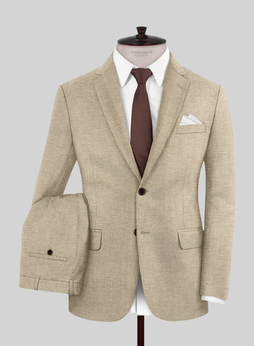 Italian Wool Cotton Silk Brexia Suit - StudioSuits