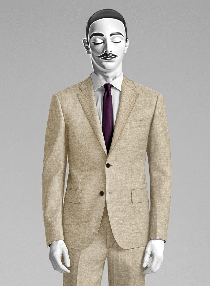 Italian Wool Cotton Silk Brexia Suit - StudioSuits