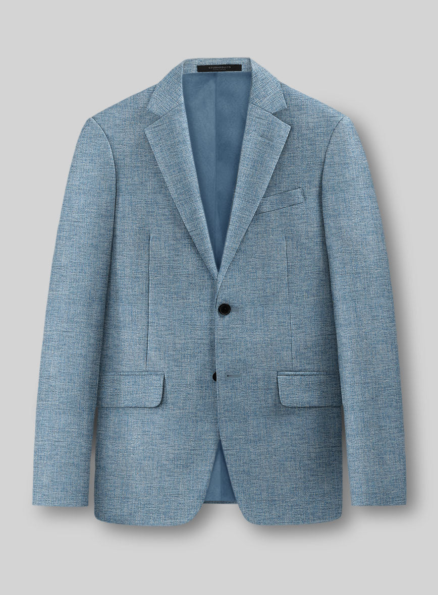 Italian Wool Cotton Silk Zelora Jacket - StudioSuits