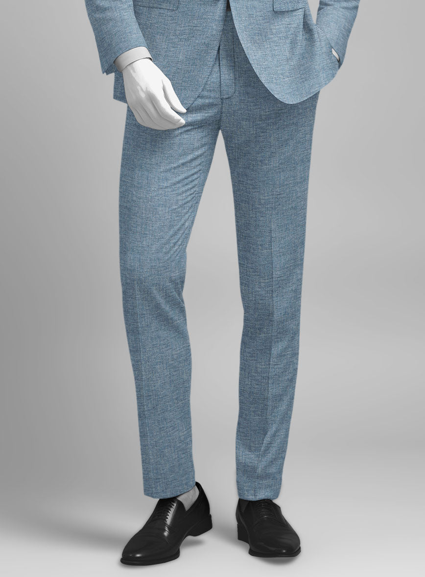Italian Wool Cotton Silk Zelora Pants - StudioSuits