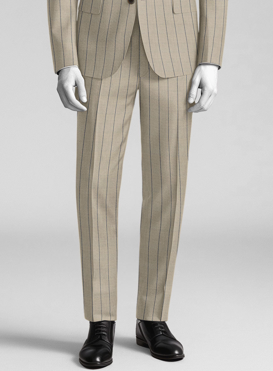 Italian Wool Cotton Strayne Suit - StudioSuits
