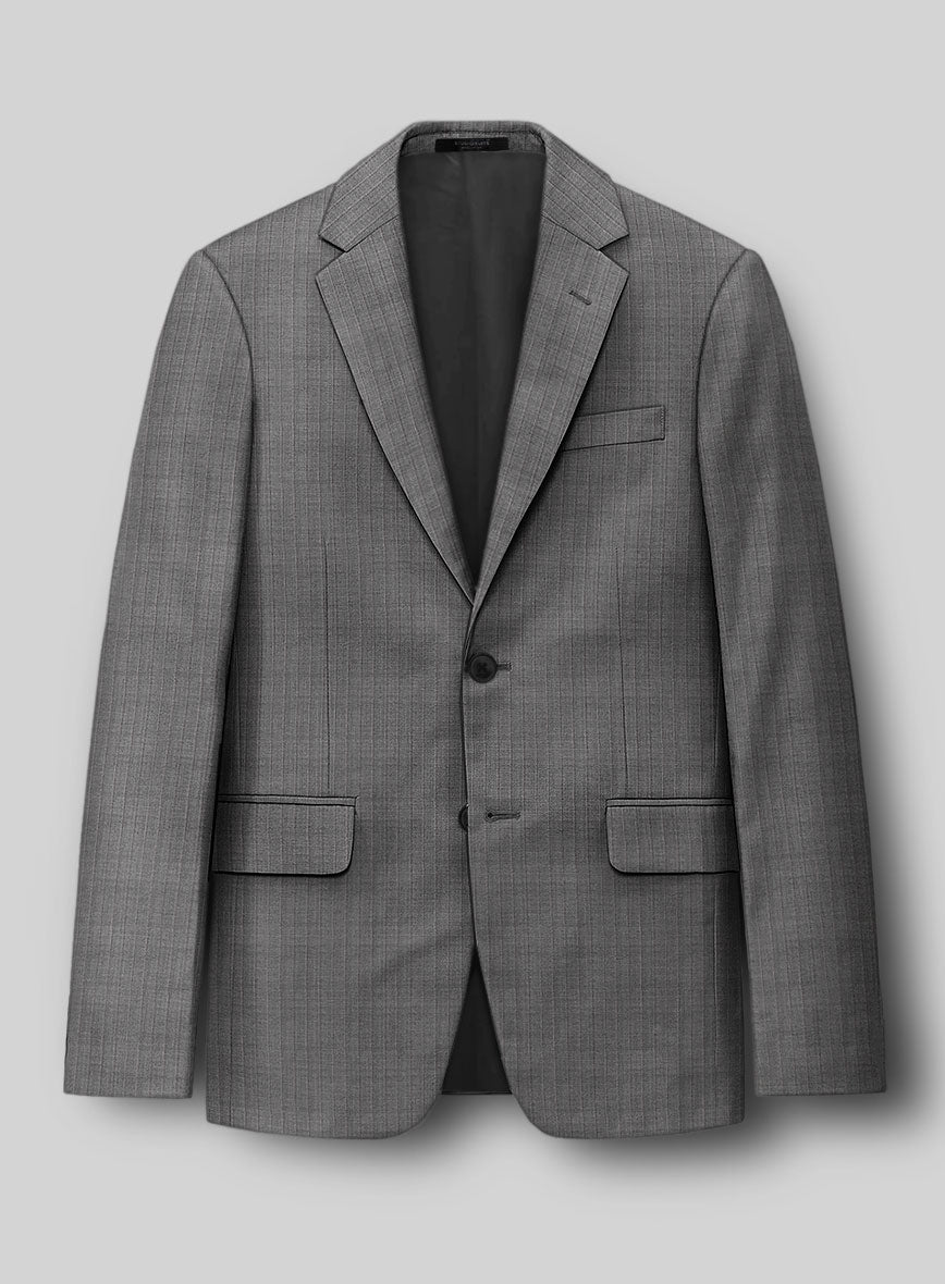 Italian Wool Greylon Suit - StudioSuits