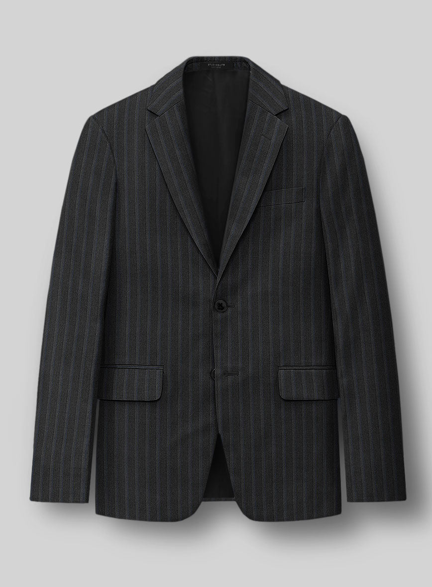 Italian Wool Herringbone Dorsano Jacket - StudioSuits