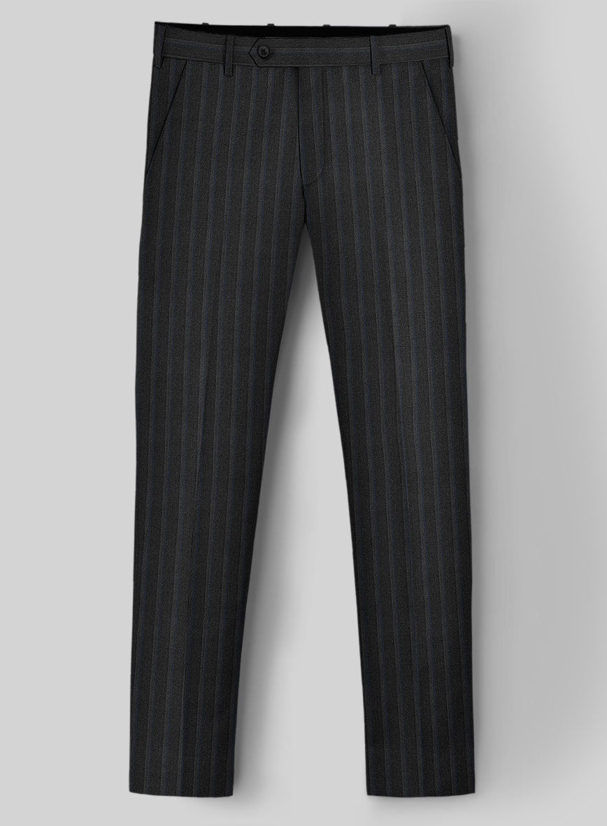 Italian Wool Herringbone Dorsano Pants - StudioSuits