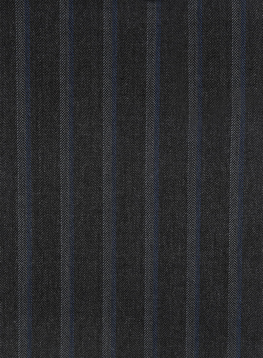Italian Wool Herringbone Dorsano Pants - StudioSuits