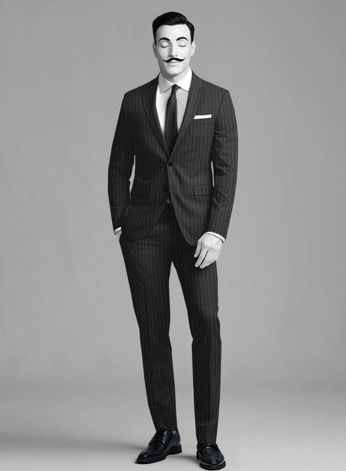 Italian Wool Herringbone Dorsano Suit