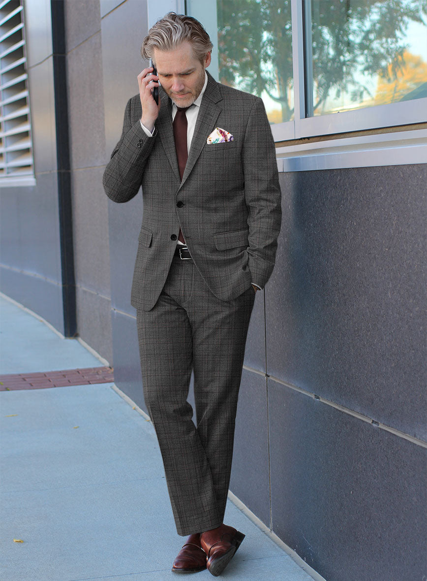 Italian Wool Ispino Suit - StudioSuits