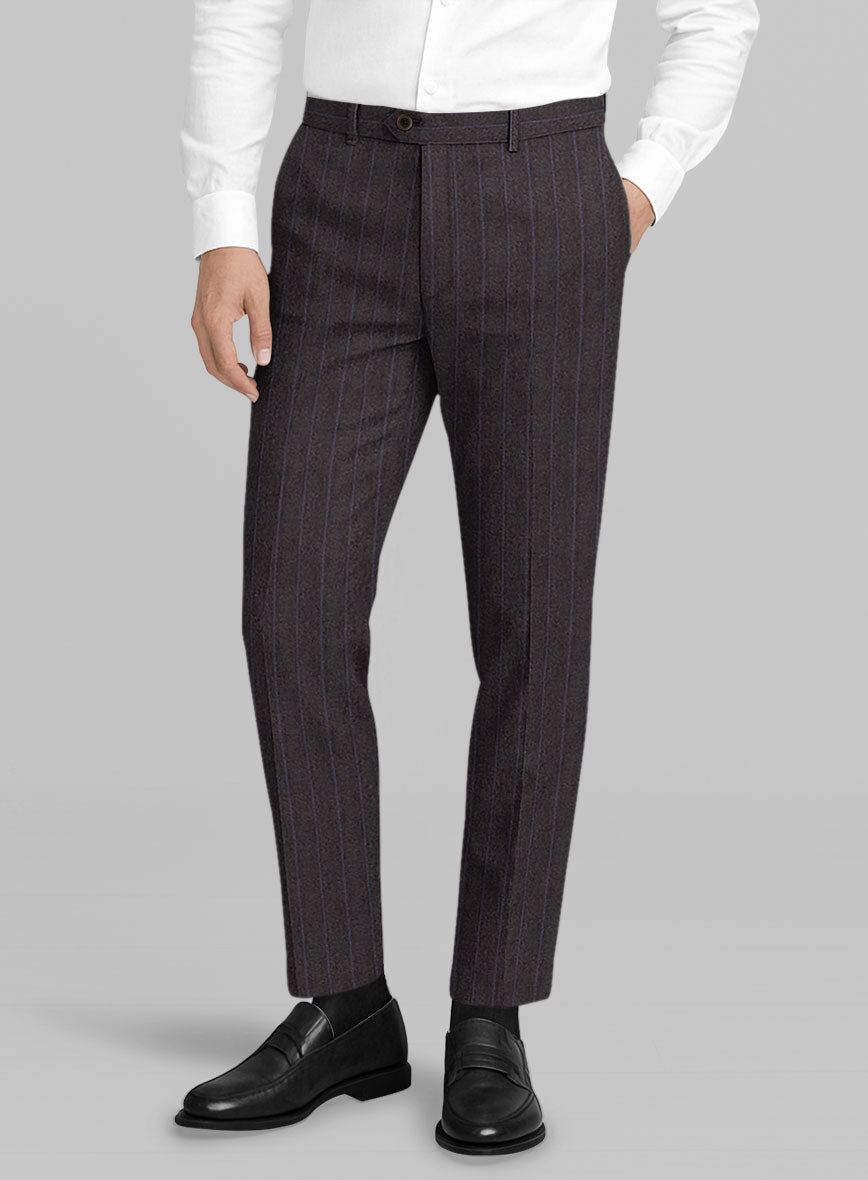 Italian Wool Laterite Pants - StudioSuits