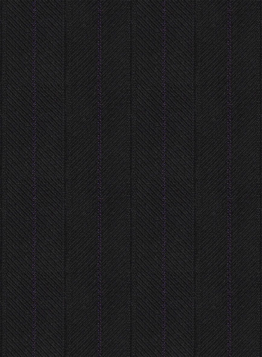 Italian Wool Linegrain Pants - StudioSuits