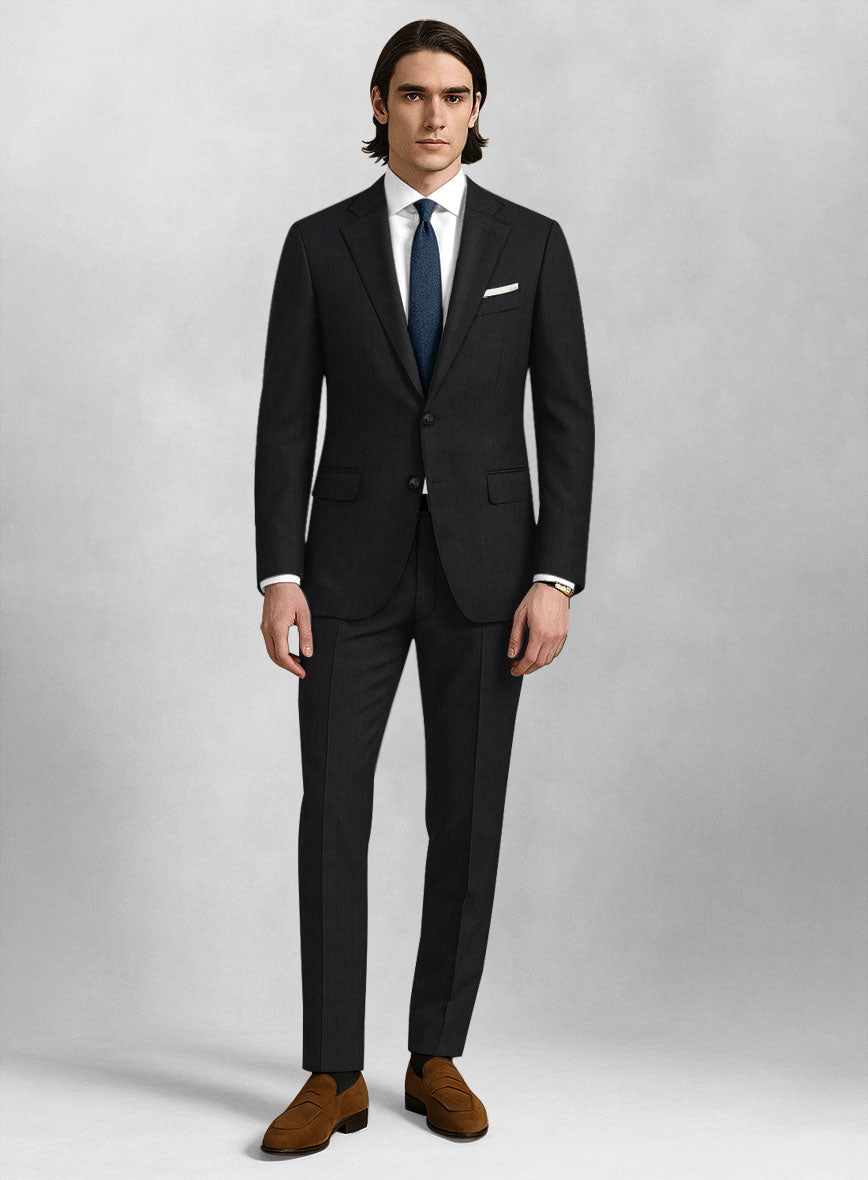 Italian Wool Linegrain Suit - StudioSuits