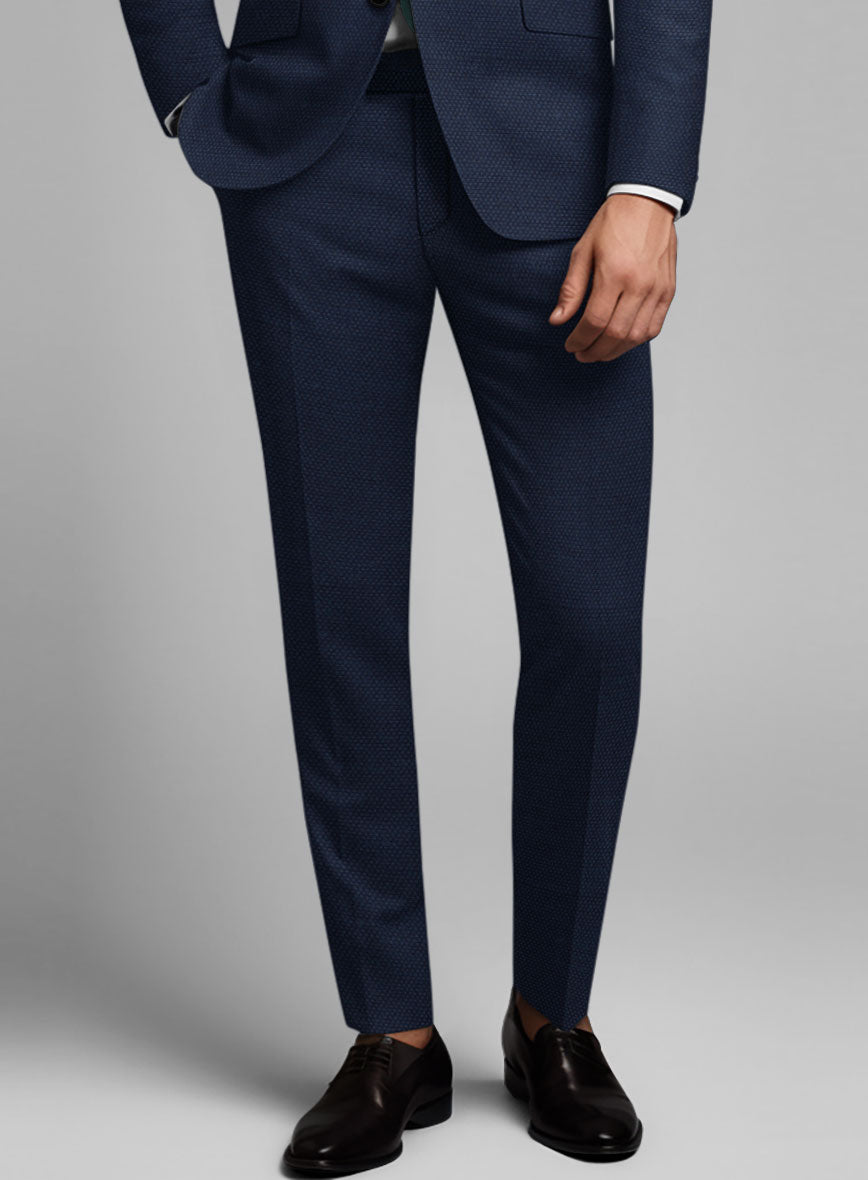Italian Wool Linen Cotton Esteta Pants - StudioSuits