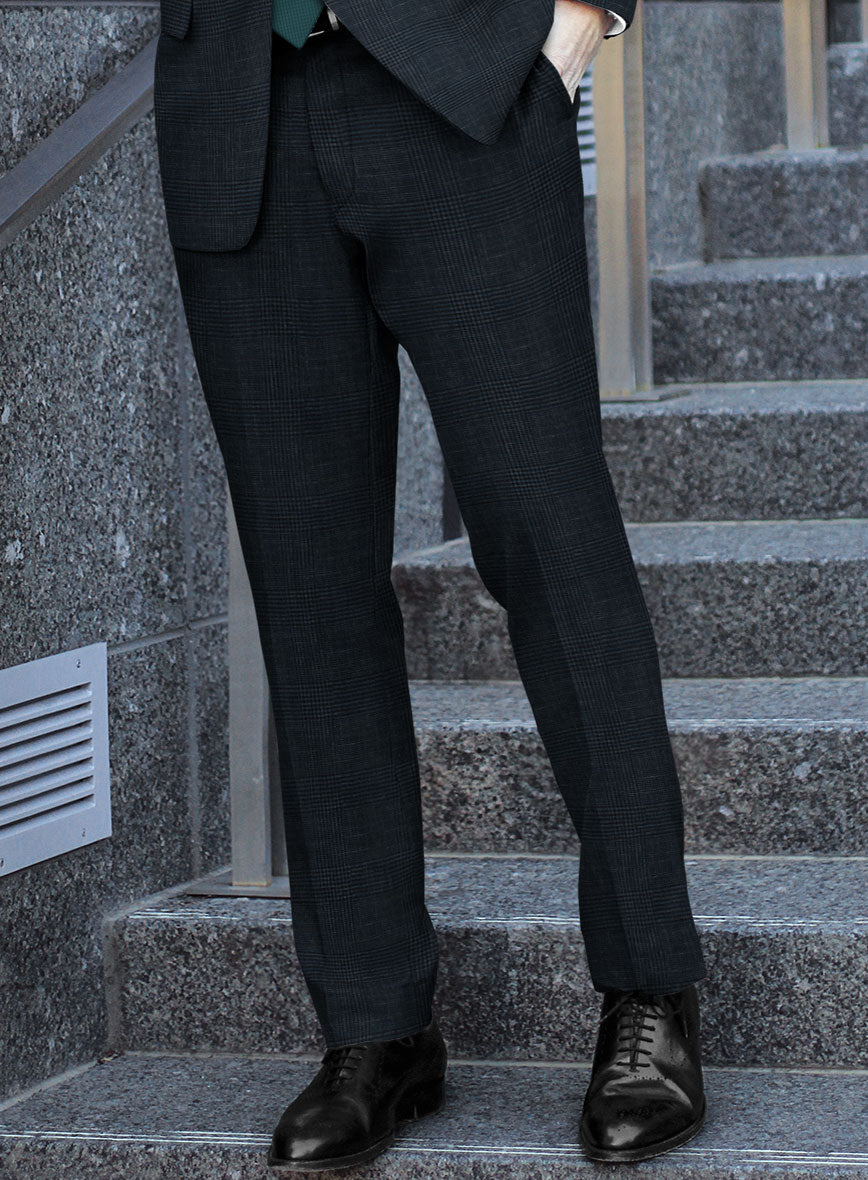 Italian Wool Linen Domingo Pants - StudioSuits