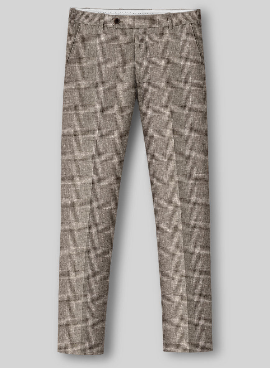 Italian Wool Linen Humberto Pants - StudioSuits