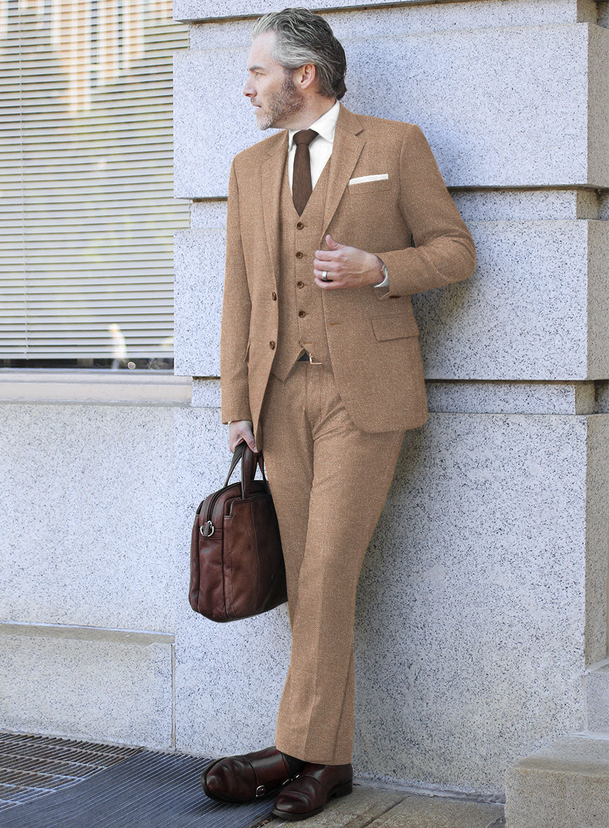 Italian Wool Linen Rafaele Suit - StudioSuits