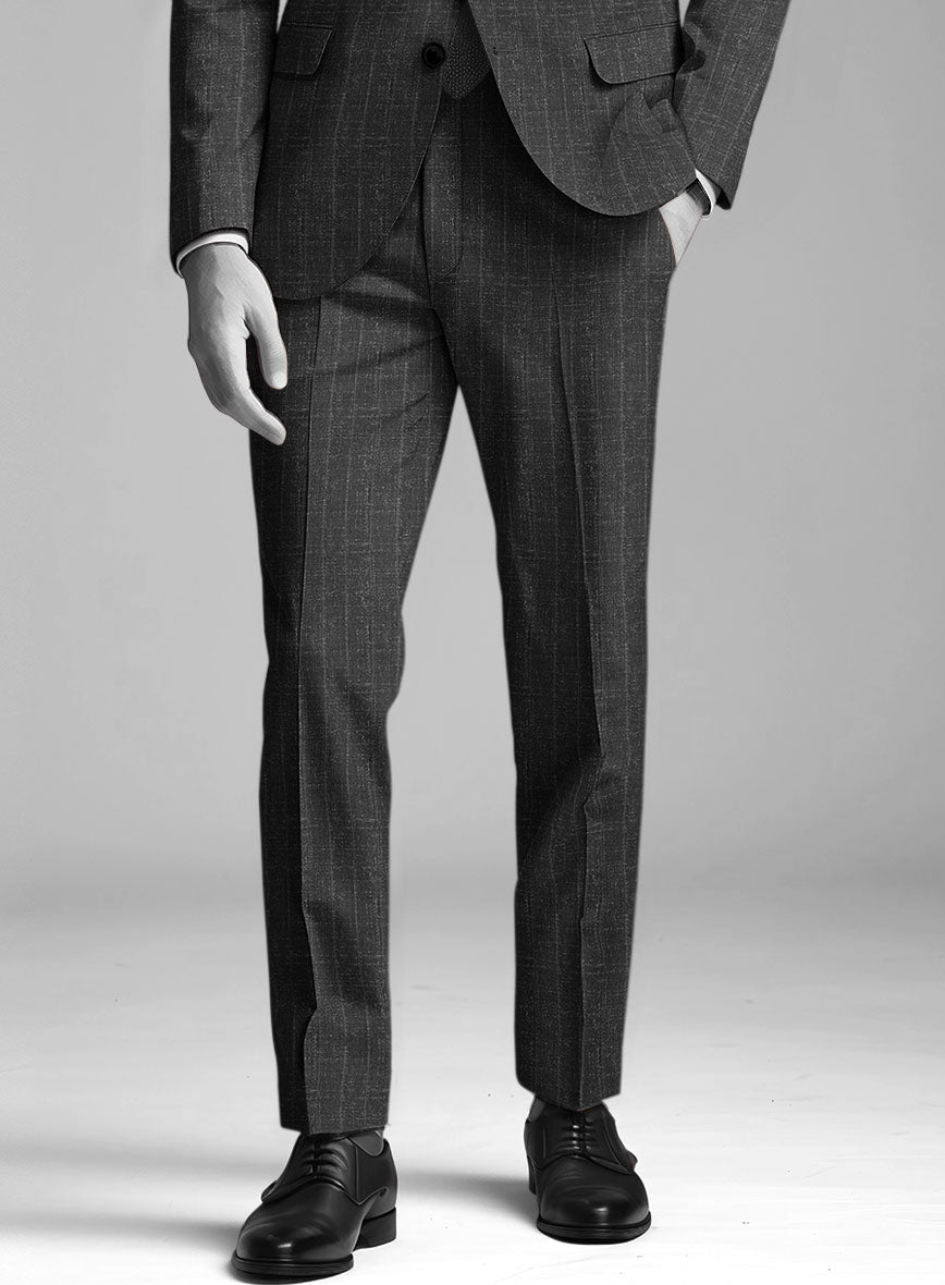 Italian Wool Linen Silk Farniel Pants - StudioSuits