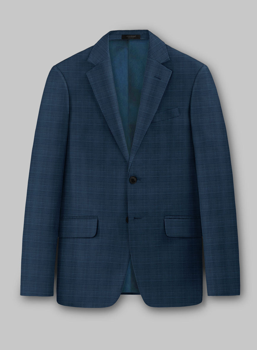 Italian Wool Lycra Giardini Suit - StudioSuits