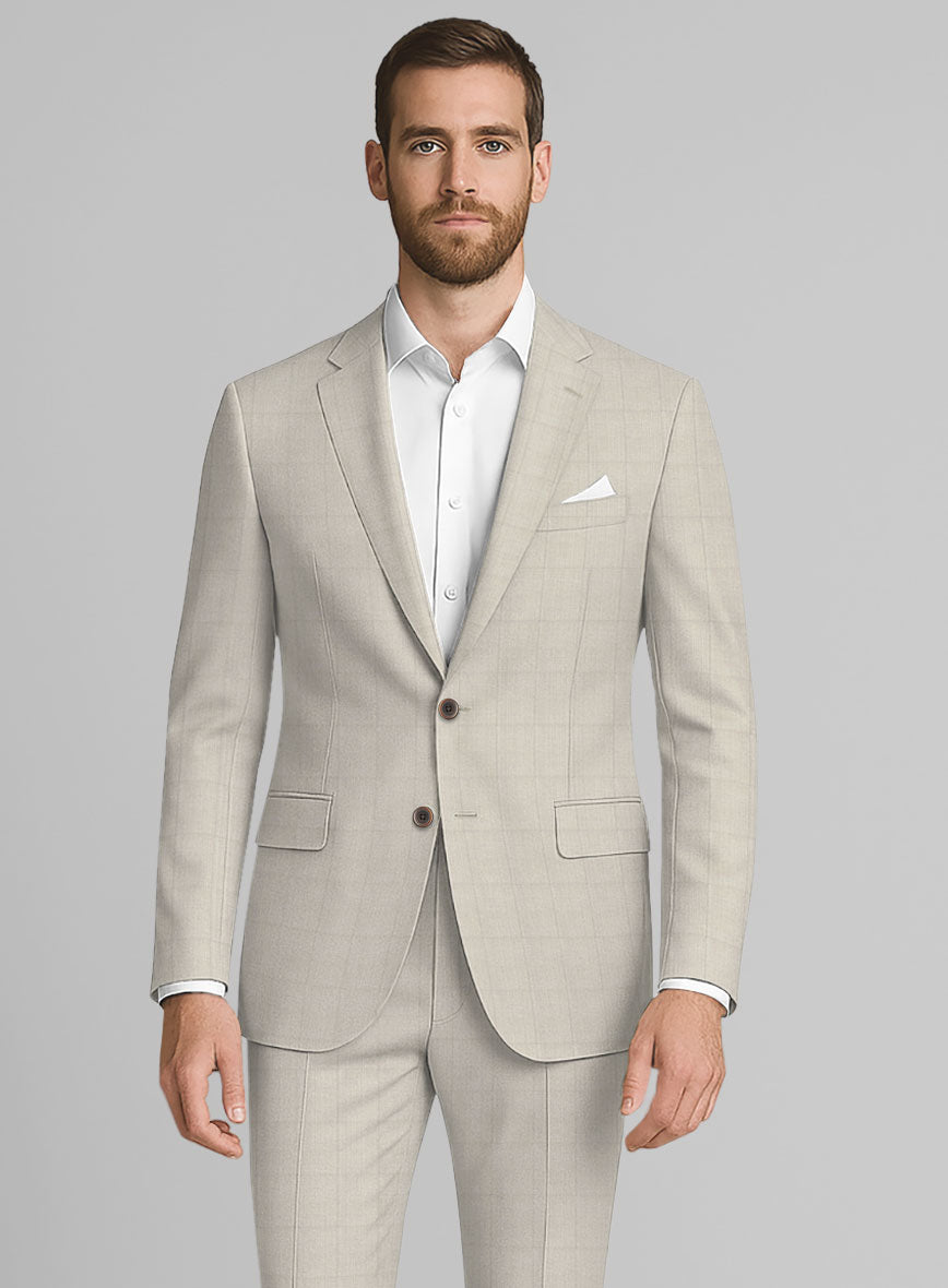 Italian Wool Lycra Norvel Jacket - StudioSuits