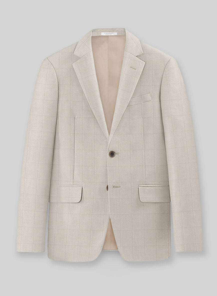 Italian Wool Lycra Norvel Jacket - StudioSuits