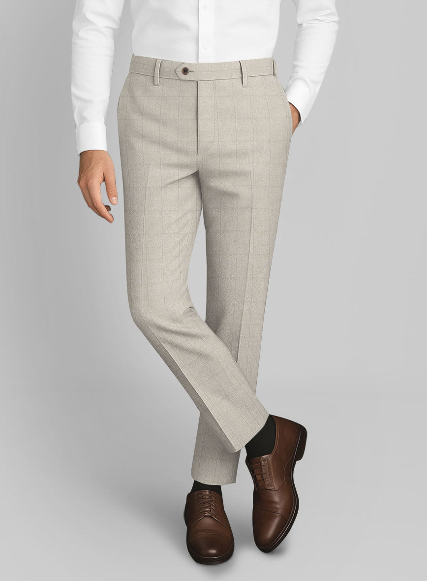 Italian Wool Lycra Norvel Pants - StudioSuits