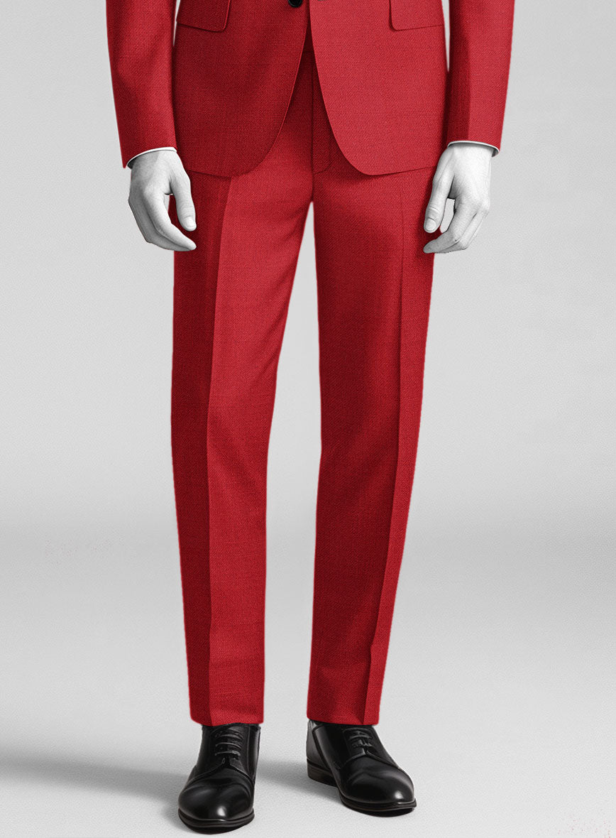 Italian Wool Lycra Tarnelo Pants - StudioSuits