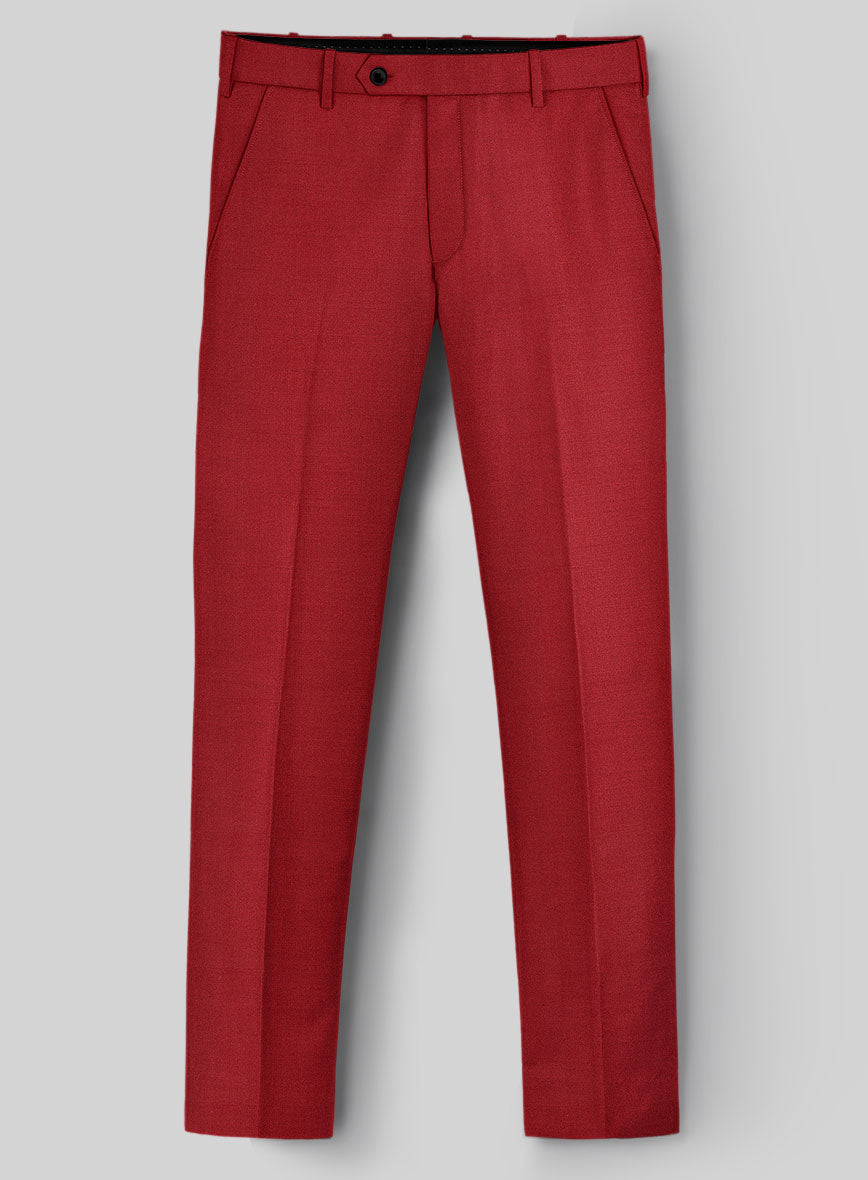 Italian Wool Lycra Tarnelo Pants - StudioSuits