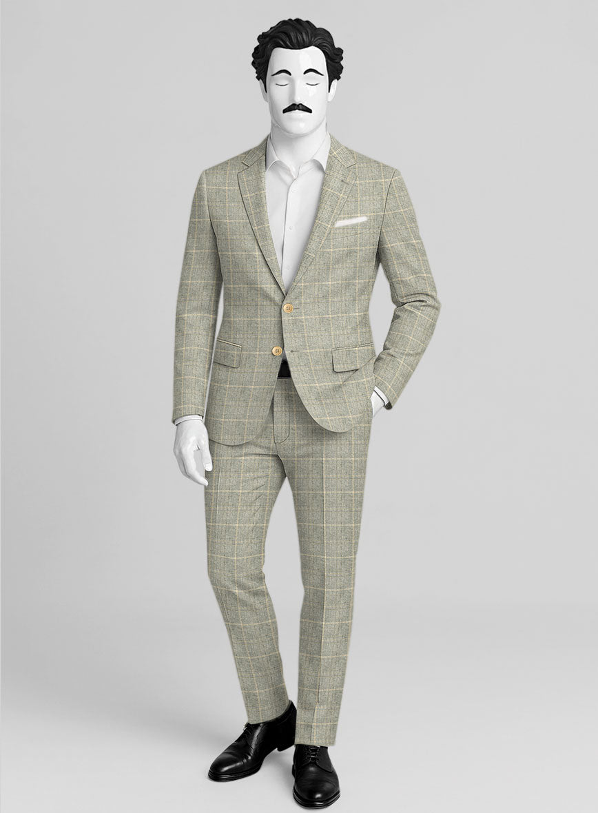 Italian Wool Meridio Crest Suit - StudioSuits