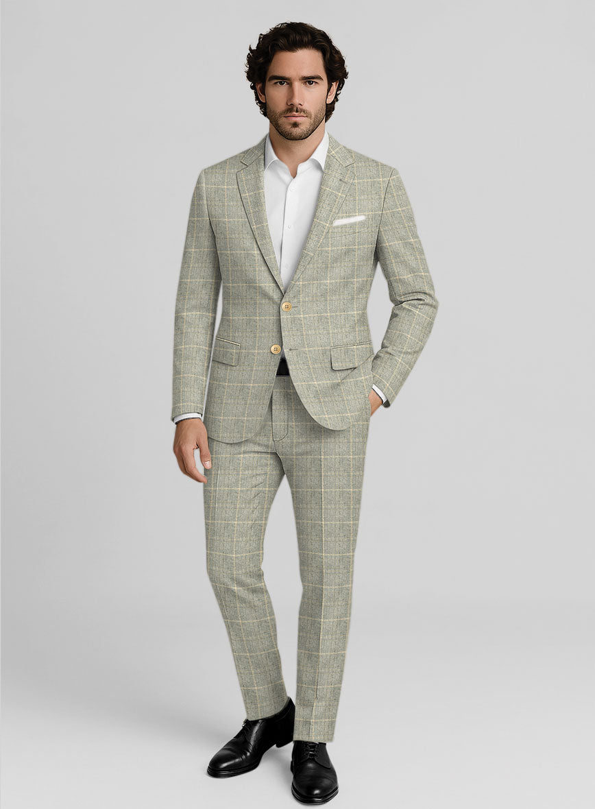 Italian Wool Meridio Crest Suit - StudioSuits