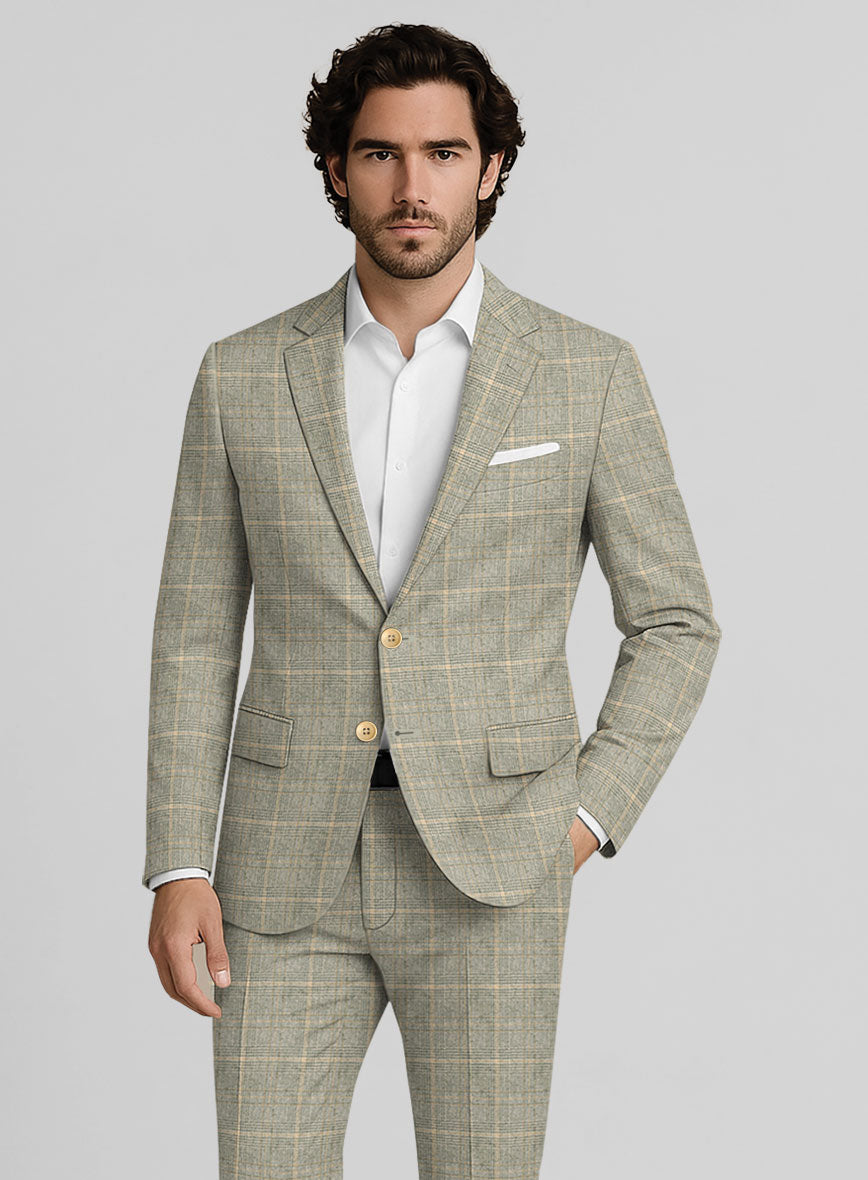 Italian Wool Meridio Crest Suit - StudioSuits