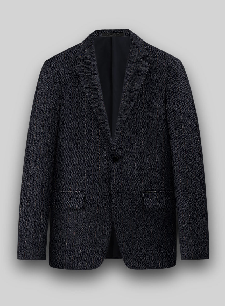 Italian Wool Metallo Jacket - StudioSuits