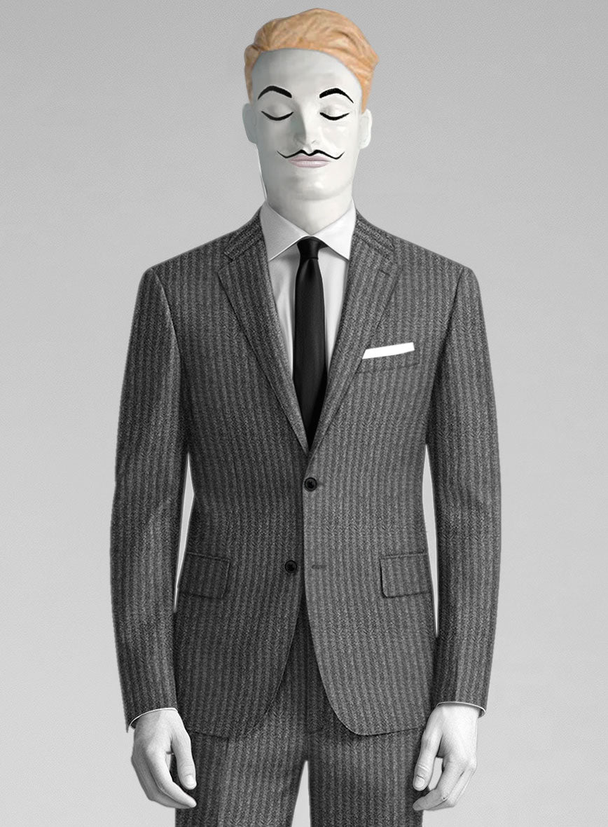 Italian Wool Marroway Suit - StudioSuits