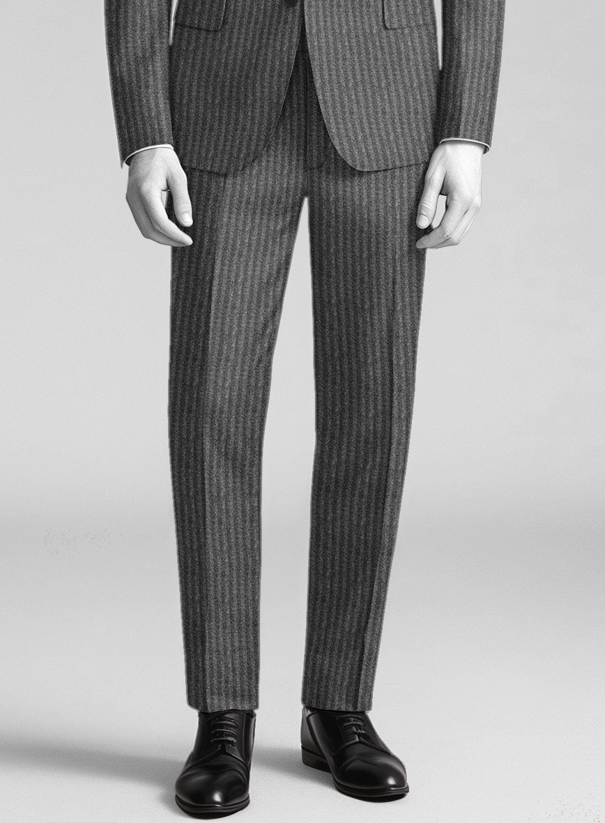 Italian Wool Marroway Pants - StudioSuits