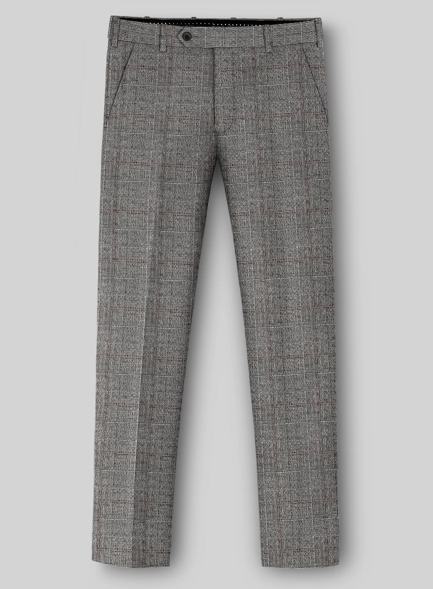 Italian Wool Nocturo Seersucker Pants - StudioSuits