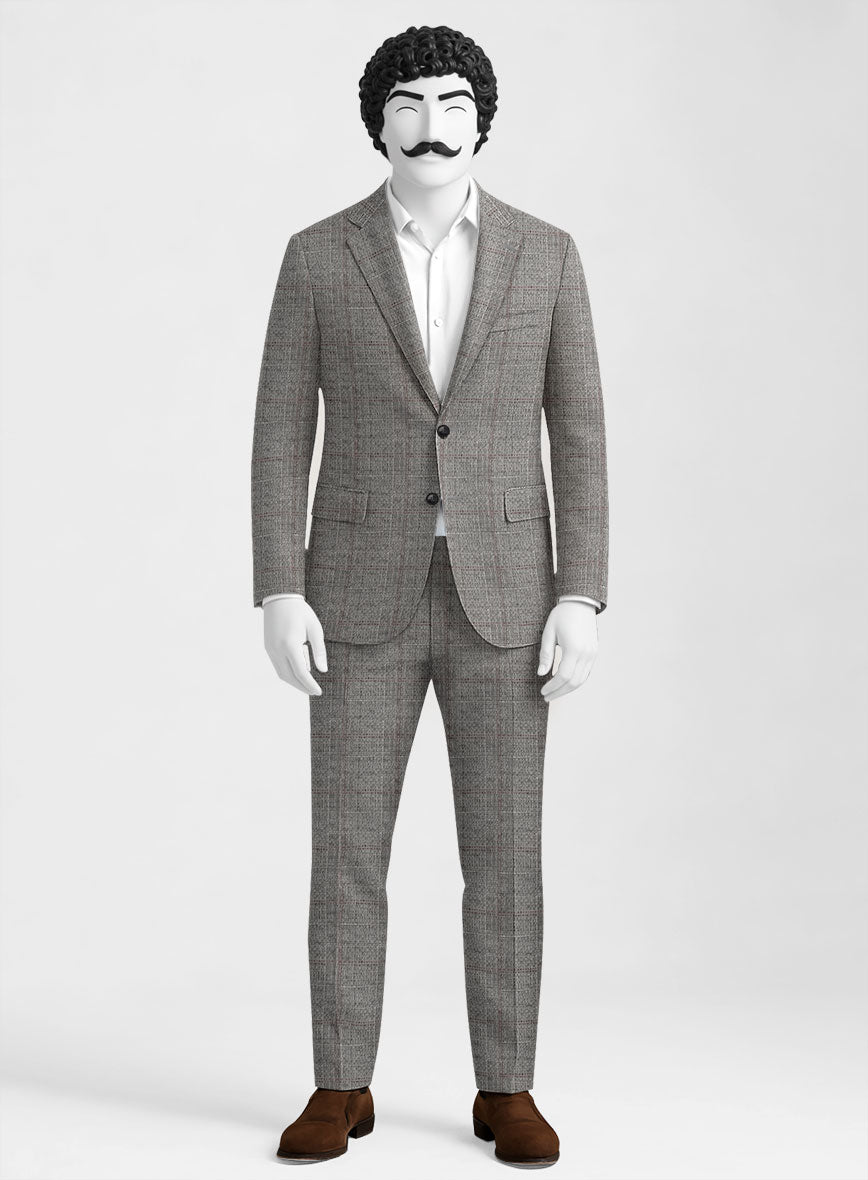 Italian Wool Nocturo Seersucker Suit - StudioSuits