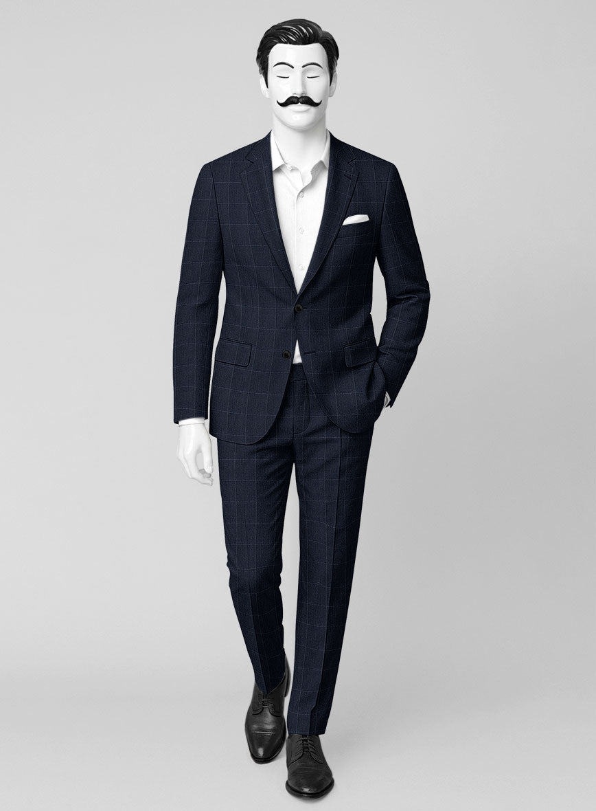 Italian Wool Orviano Crest Suit - StudioSuits